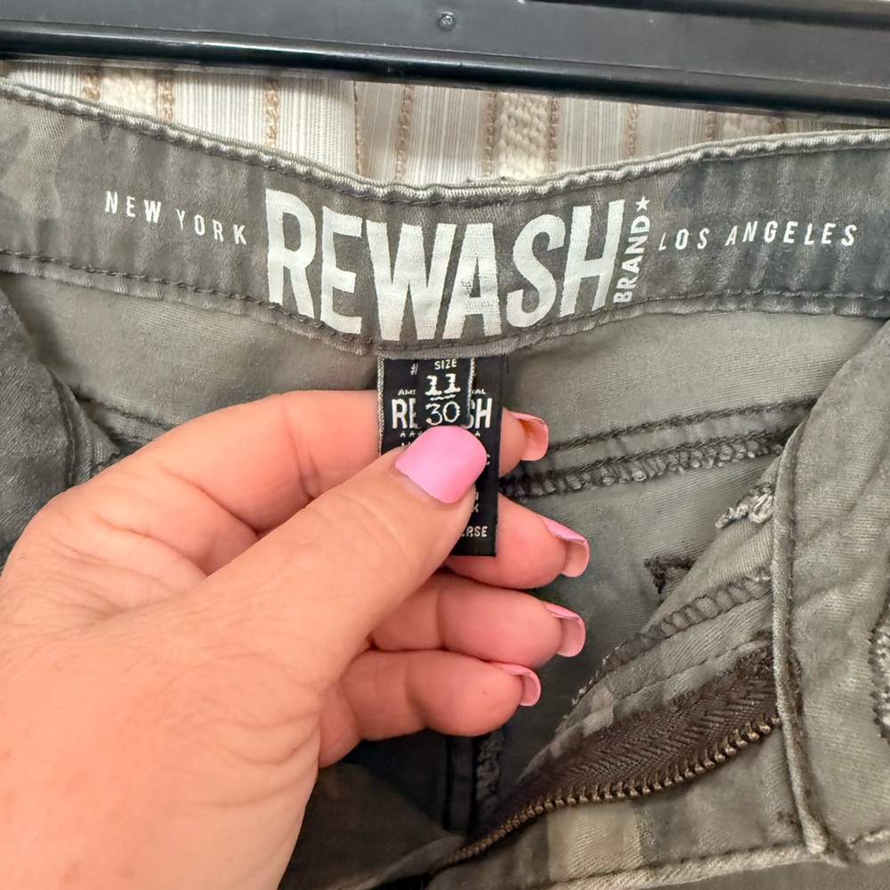 REWASH camo jeans Size 11 Juniors - Picture 2 of 8